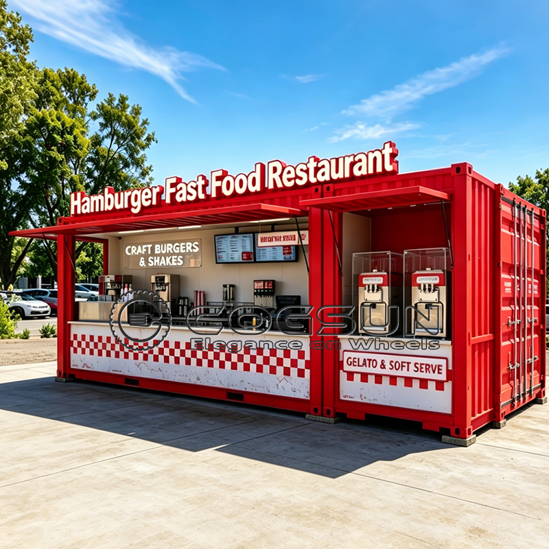 Commercial Kitchen And Bar - COGSUN Customized Mobile Container Food Kiosk
