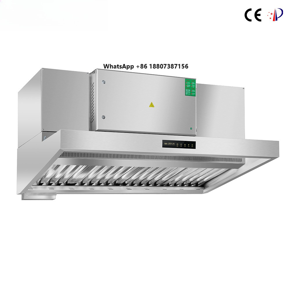 Range Commercial Kitchen - Ductless Cooker Hoods Restaurant ESP Downdraft