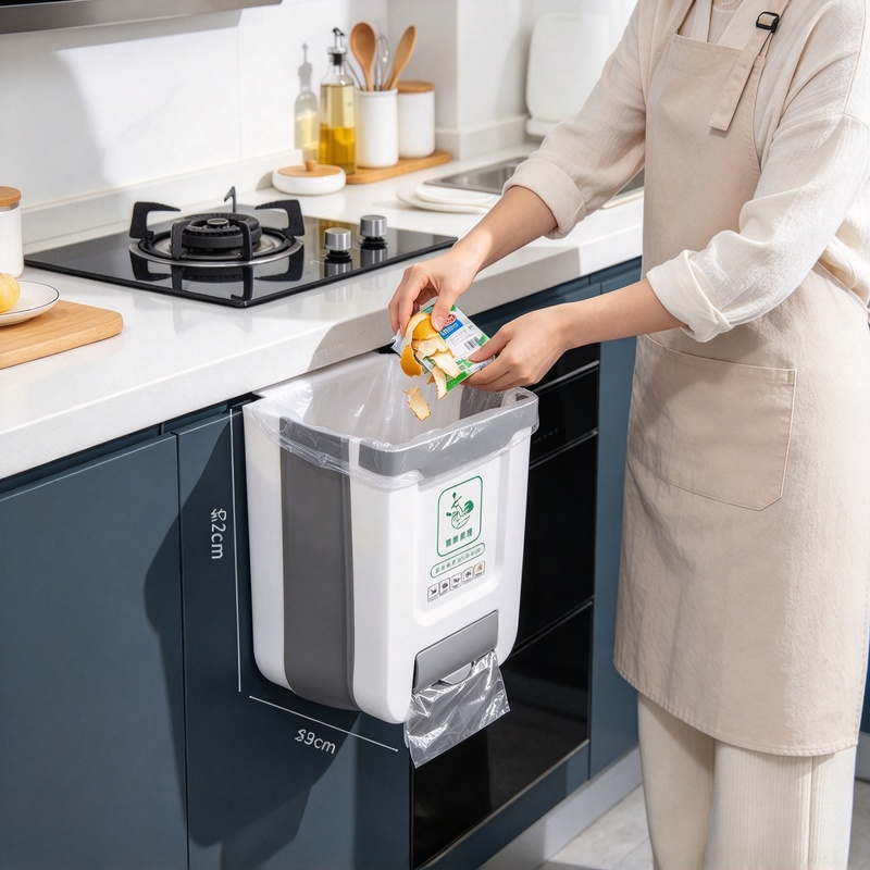 Wall-Mounted Collapsible 10L S - Commercial Kitchen Bin review and price
