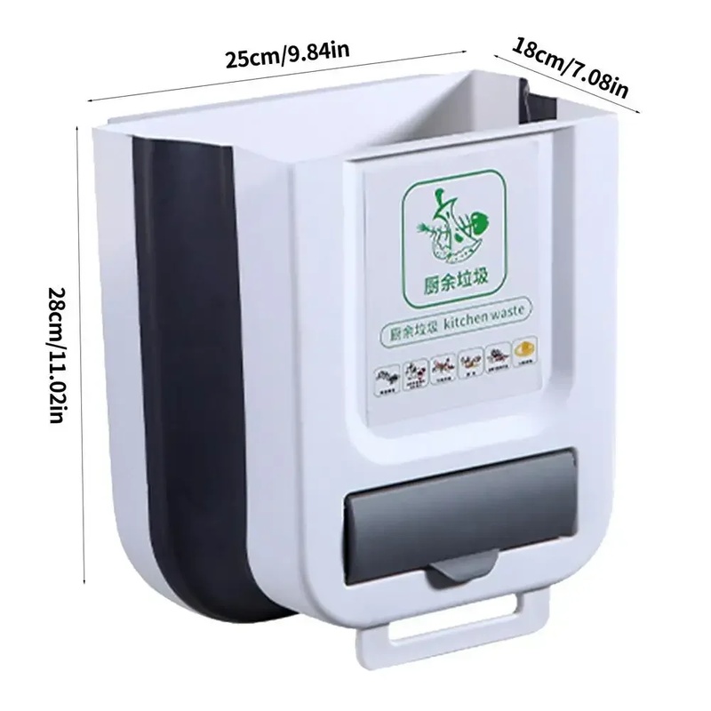 Wall-Mounted Collapsible 10L S - Commercial Kitchen Bin review and price