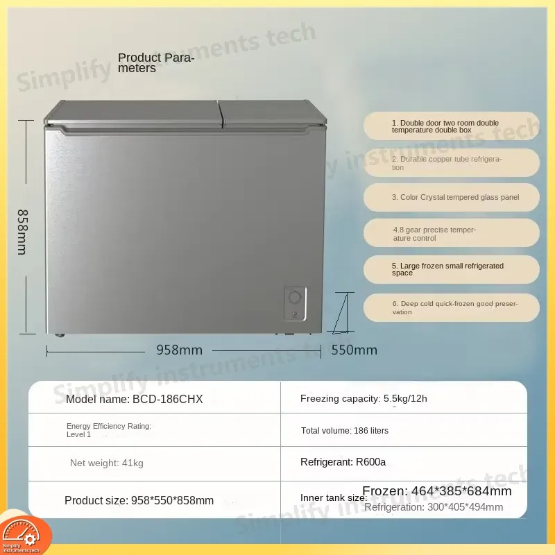Large Capacity Double Door Hou - Commercial Chest Freezer review and price