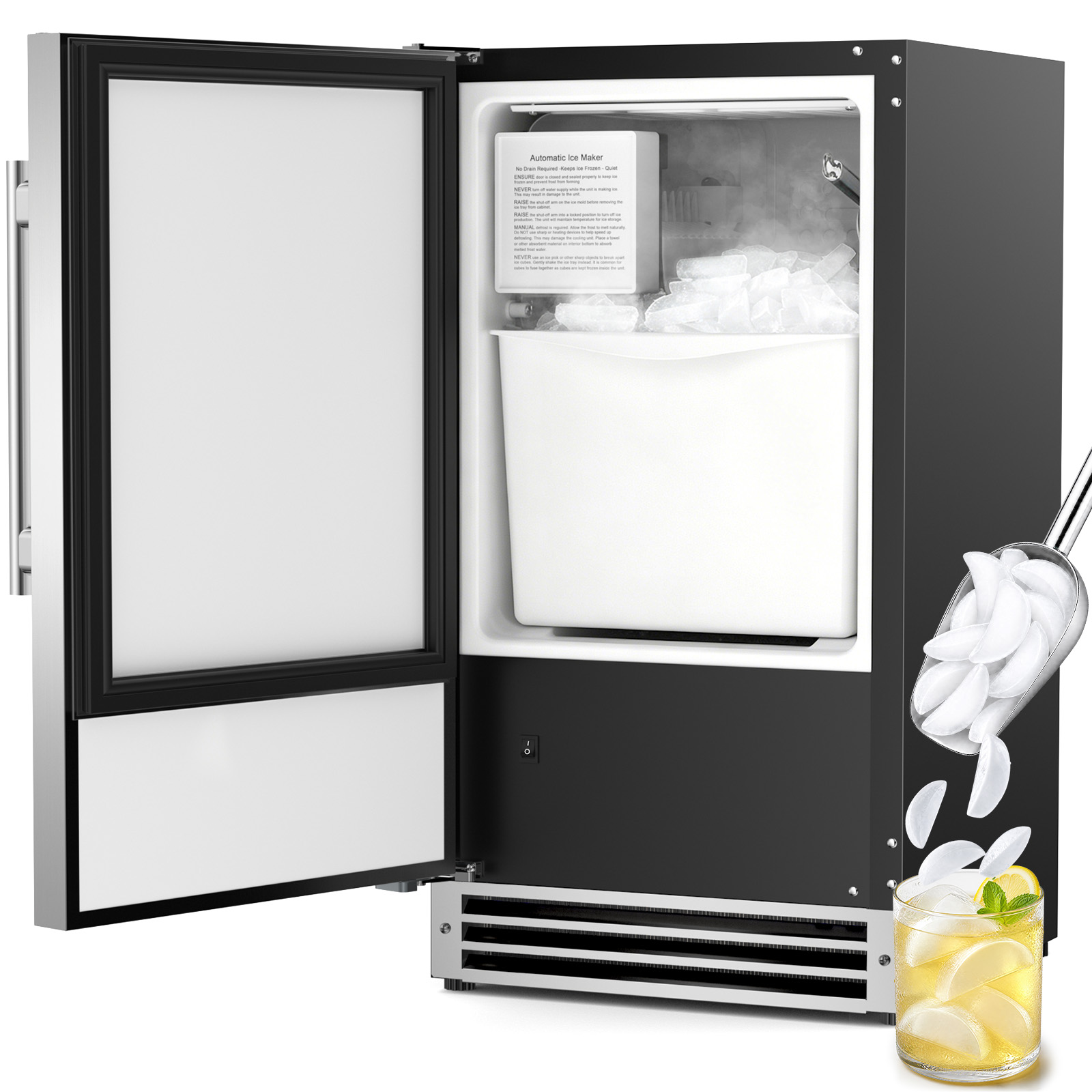 Under Counter Ice Maker, Cresc - Commercial Kitchen Bin review and price